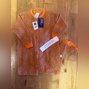 Baby Gap NWT Sleeper VINTAGE 18-24 Months Kids Footed Boys Girls Outfit Leopard